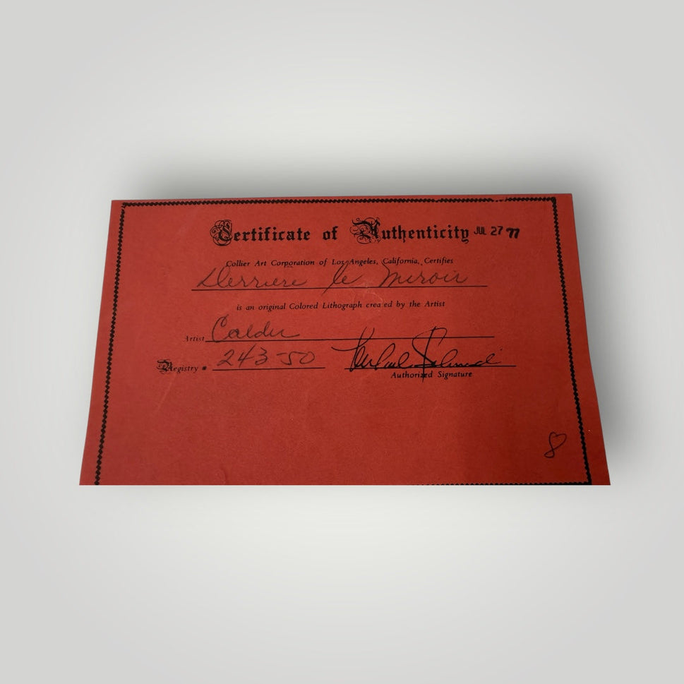 Alexander Calder Lithograph – Vibrant Modern Art Collectible