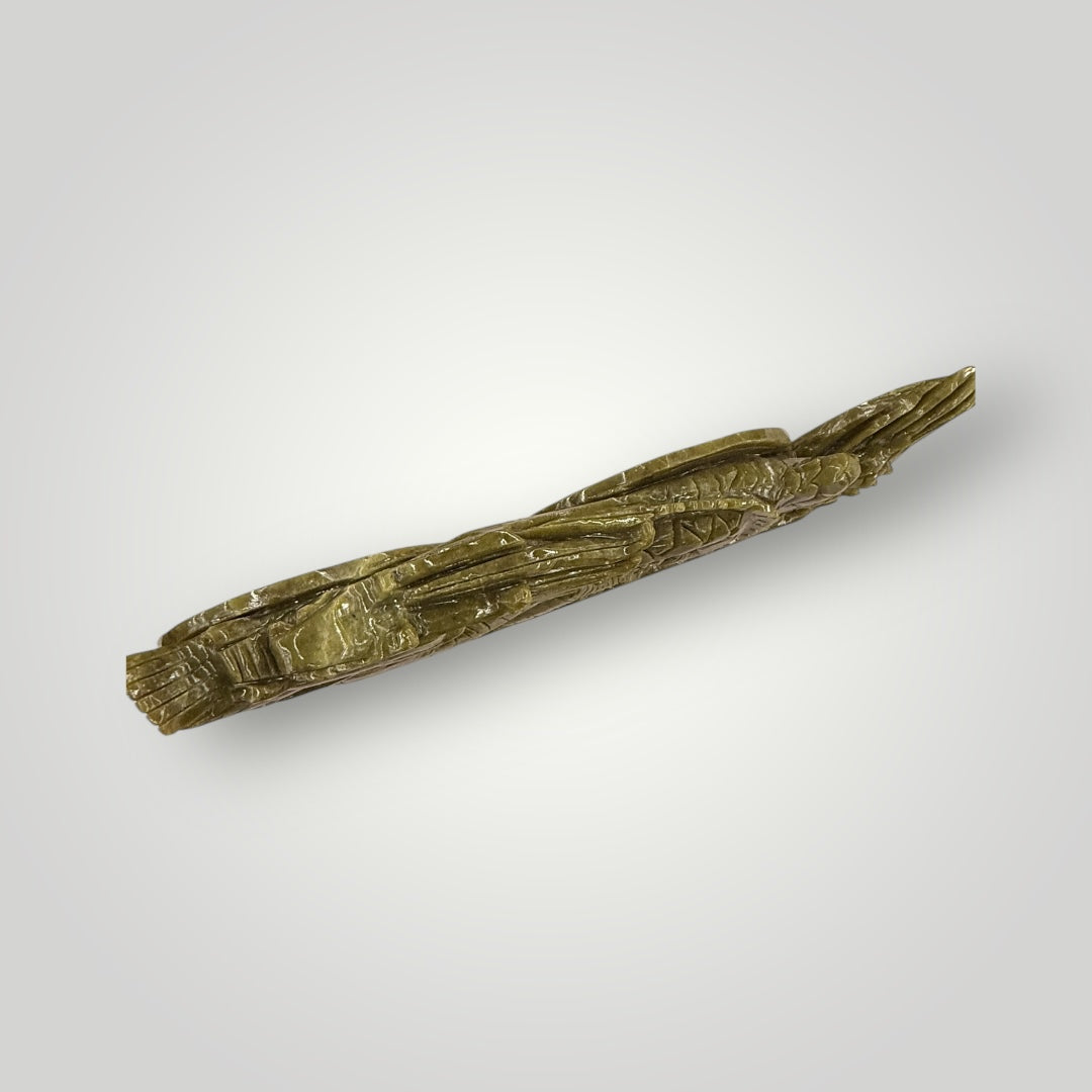 Exquisite Jade Dragon with Ornate Hand‑Carved Details