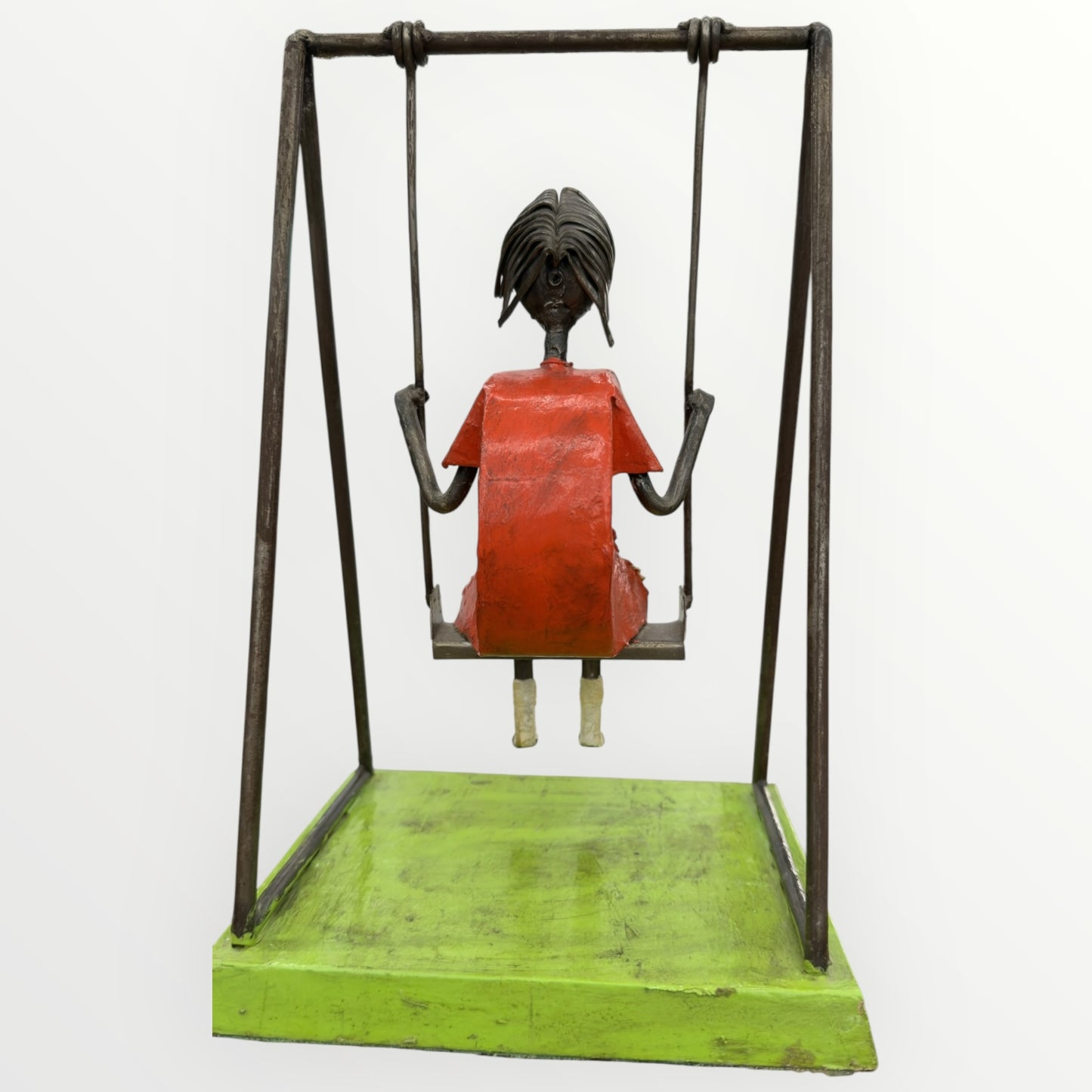Girl on a swing--Manuel Felguerez, 1928-2020
