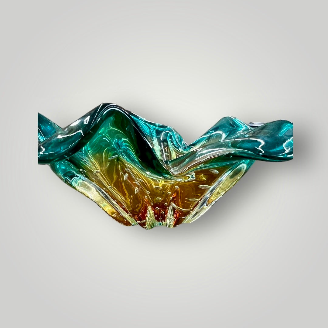 Murano -Style Art Glass Centerpiece “Splash”