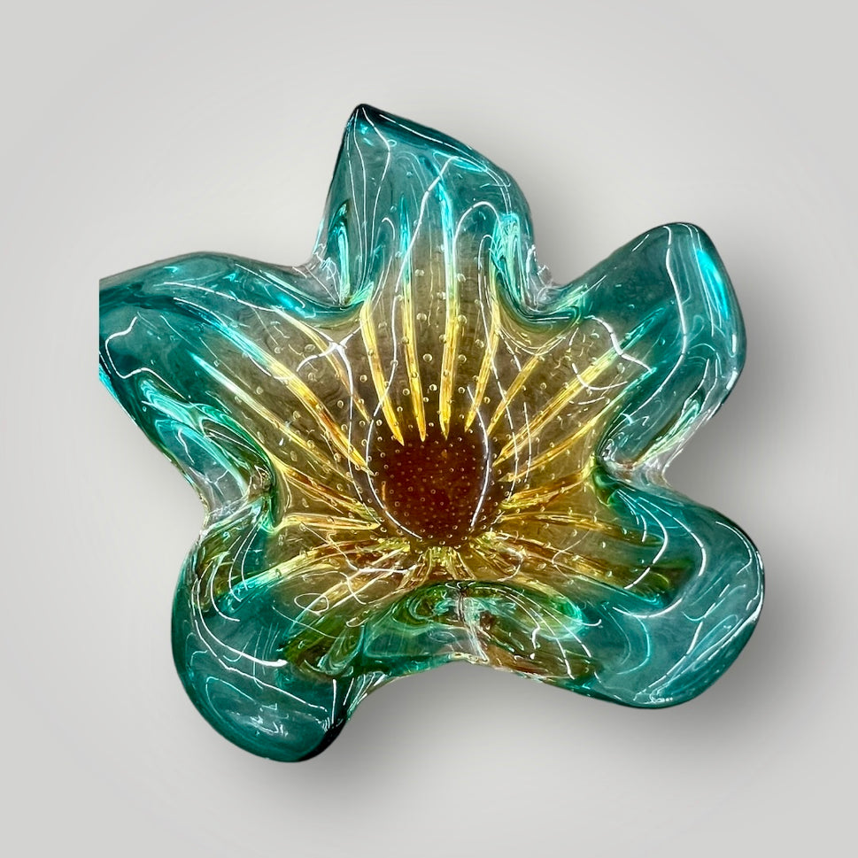 Murano -Style Art Glass Centerpiece “Splash”