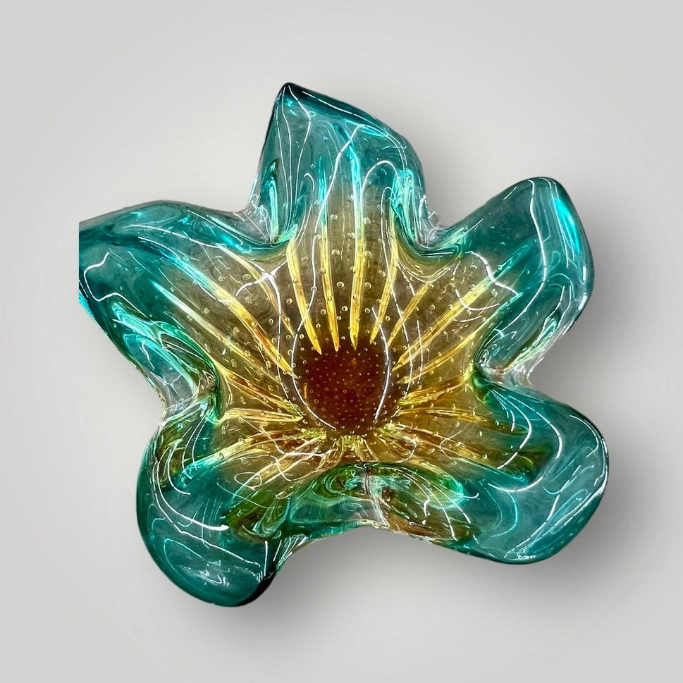 Murano -Style Art Glass Centerpiece "Splash"