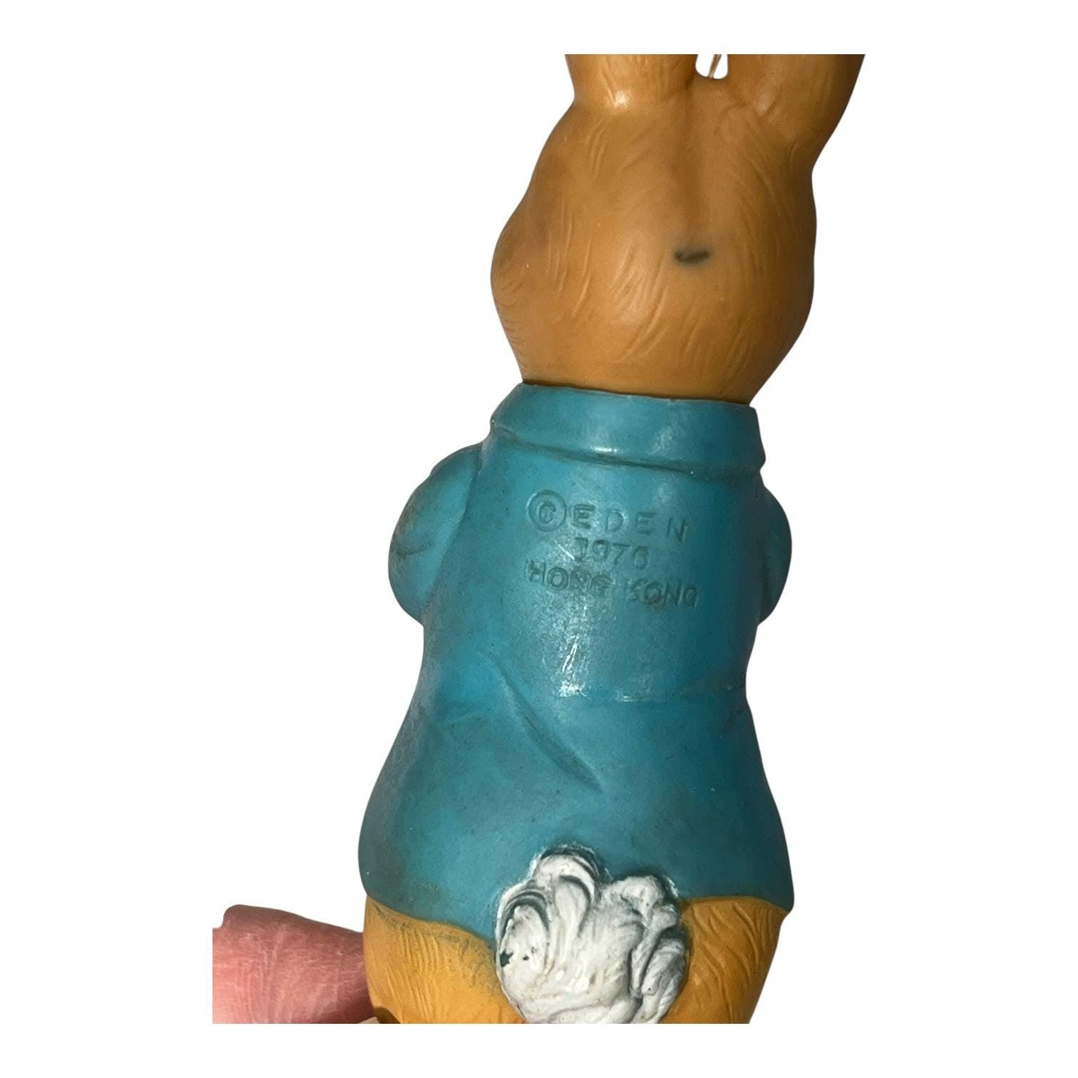 1976 Beatrix Potter Eden Peter Rabbit Rubber Figurine