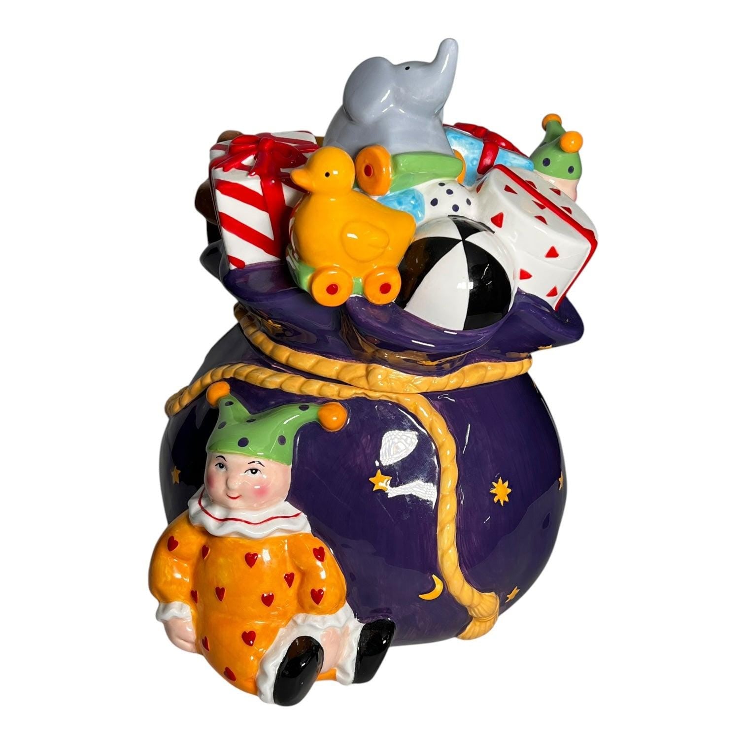Mary Engelbreit Christmas Toy Bag Cookie Jar
