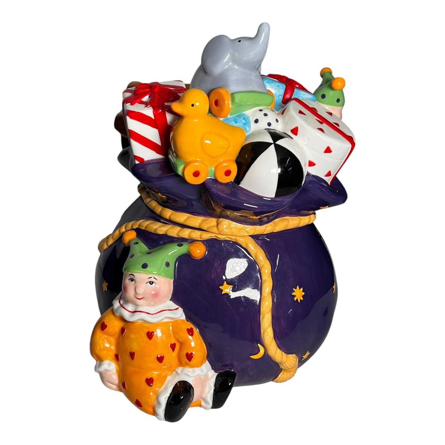 Mary Engelbreit Christmas Toy Bag Cookie Jar