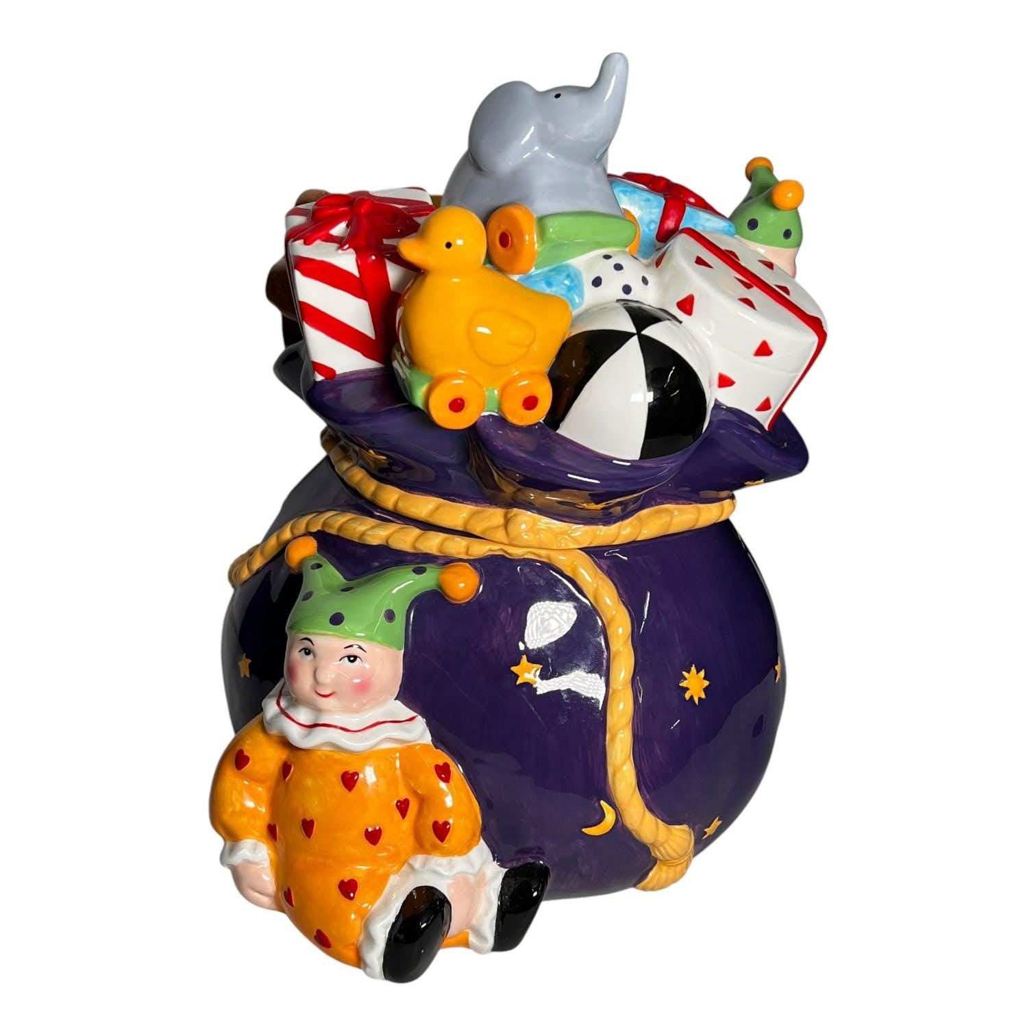 Mary Engelbreit Christmas Toy Bag Cookie Jar