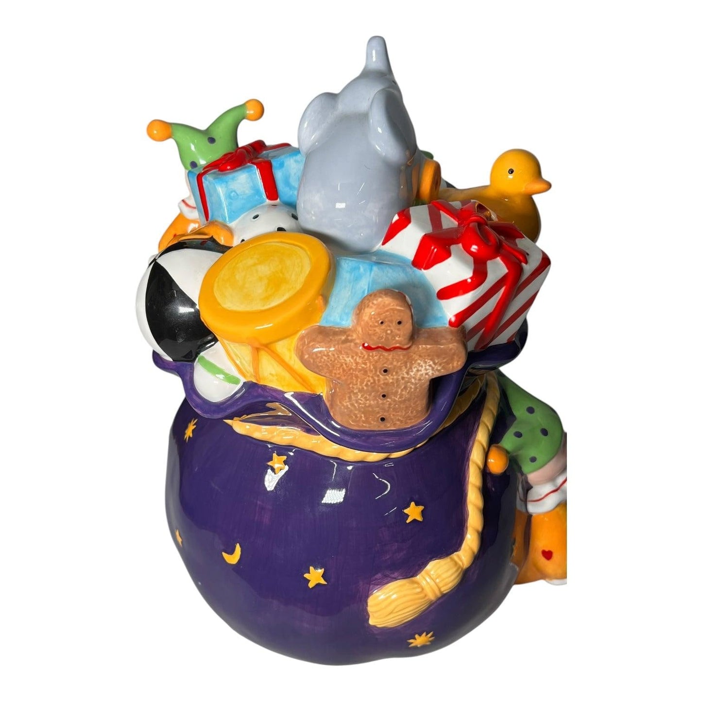 Mary Engelbreit Christmas Toy Bag Cookie Jar