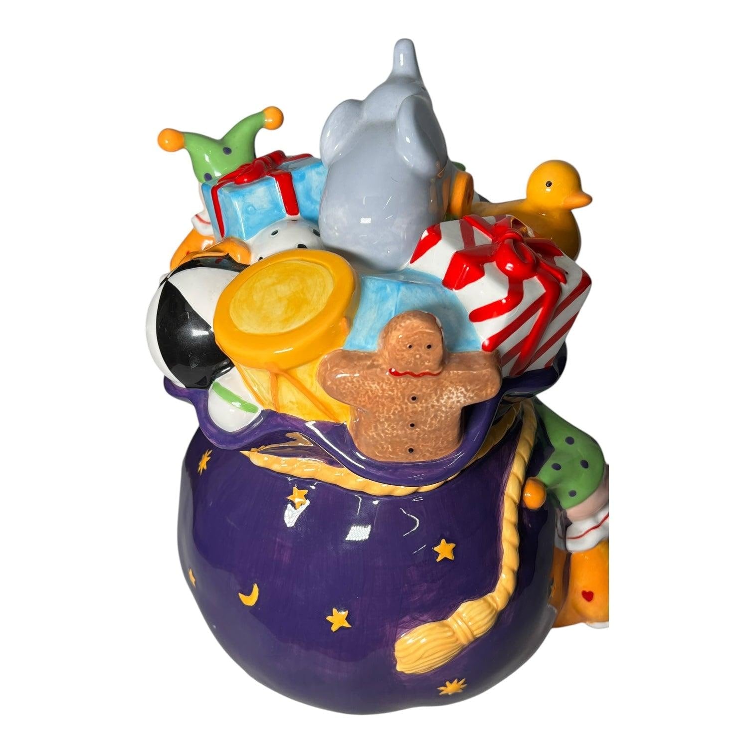 Mary Engelbreit Christmas Toy Bag Cookie Jar
