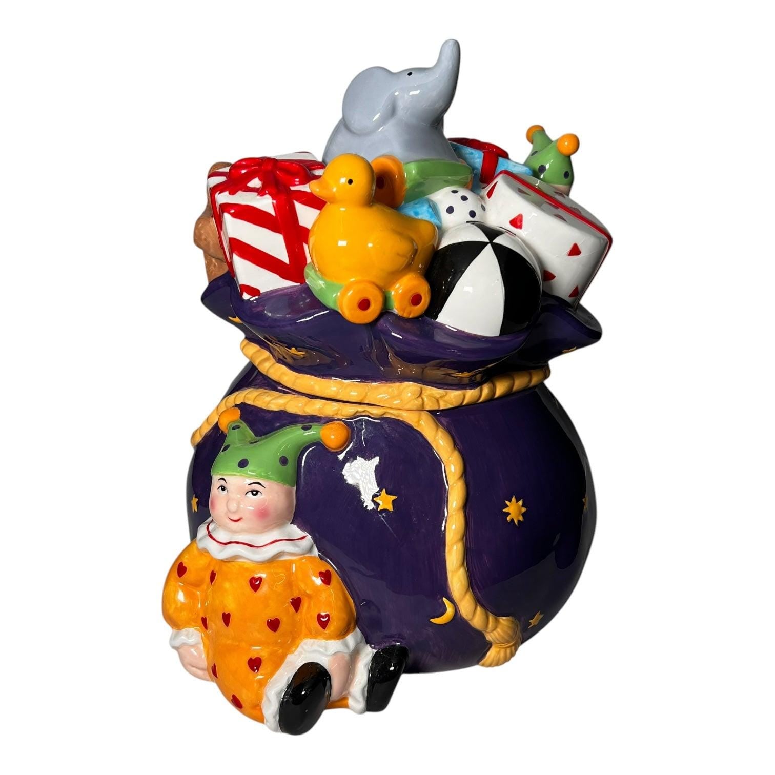 Mary Engelbreit Christmas Toy Bag Cookie Jar