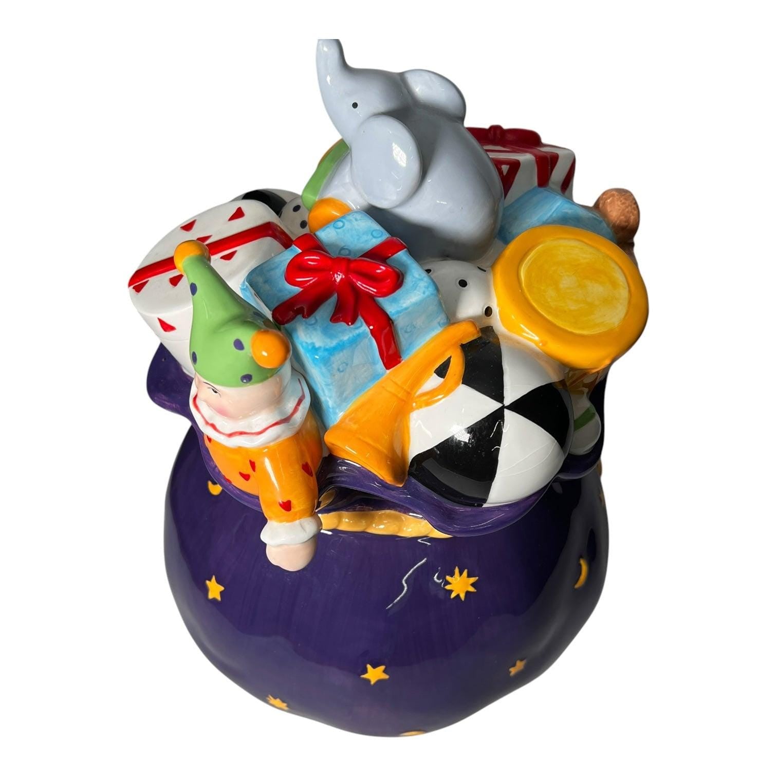Mary Engelbreit Christmas Toy Bag Cookie Jar