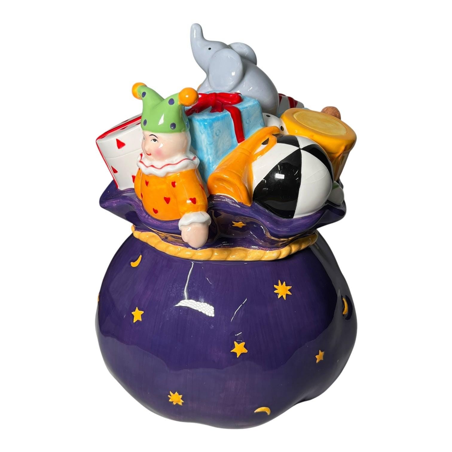 Mary Engelbreit Christmas Toy Bag Cookie Jar